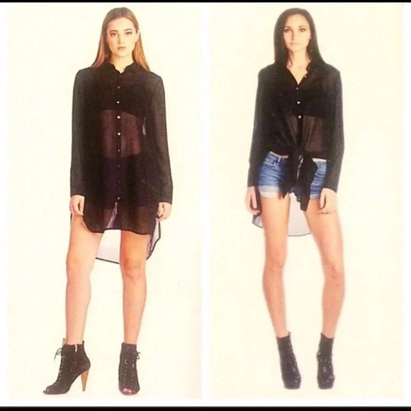 BCBGMaxAzria Tops - NWOT BCBG Maxzaria Orange Tunic Top Medium